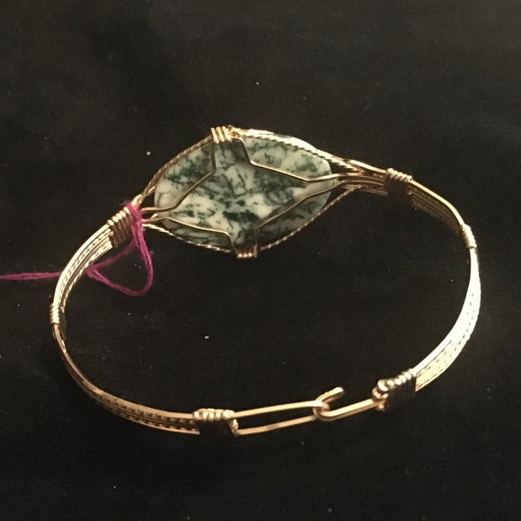 NEW~Moss Agate Bracelet - Picture 5 of 5